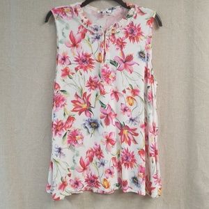 Rose + Olive| Flower Top